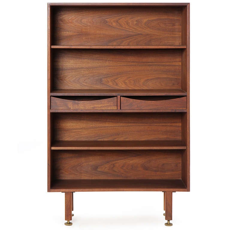 Mid-Century Modern Tall Bookcase by Jens Risom