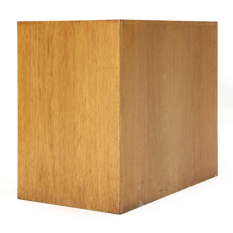 Oak Tambour Cabinet by Hans J. Wegner For Sale 3