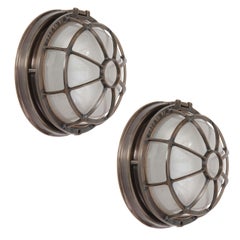 Cast Bronze Wall or Ceiling Lamp by R & S Co.