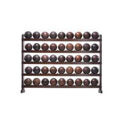 Lignum Vitae 45 Bowling Ball Rack