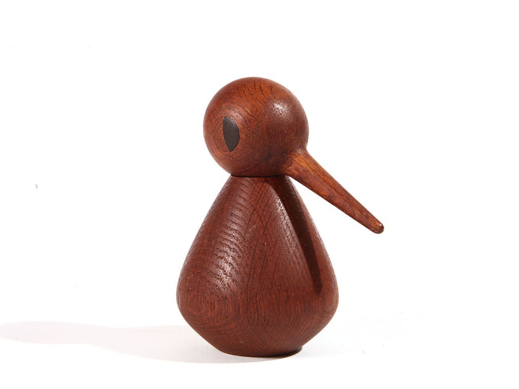 Mid-20th Century Oak Bird by Kristian Vedel