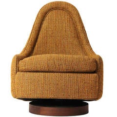 Swiveling Lounge Chair By Milo Baughman