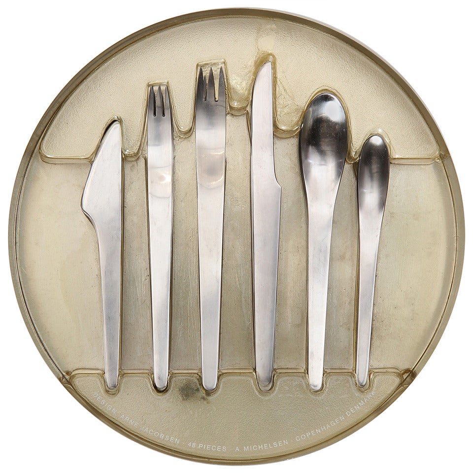 Stainless Flatware by Arne Jacobsen