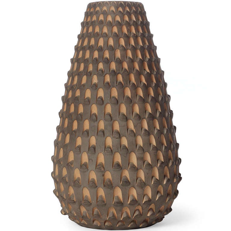 Mid-Century Modern Pine Cone Vase