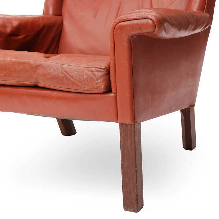 Scandinavian Modern Easy Chair by Hans J. Wegner