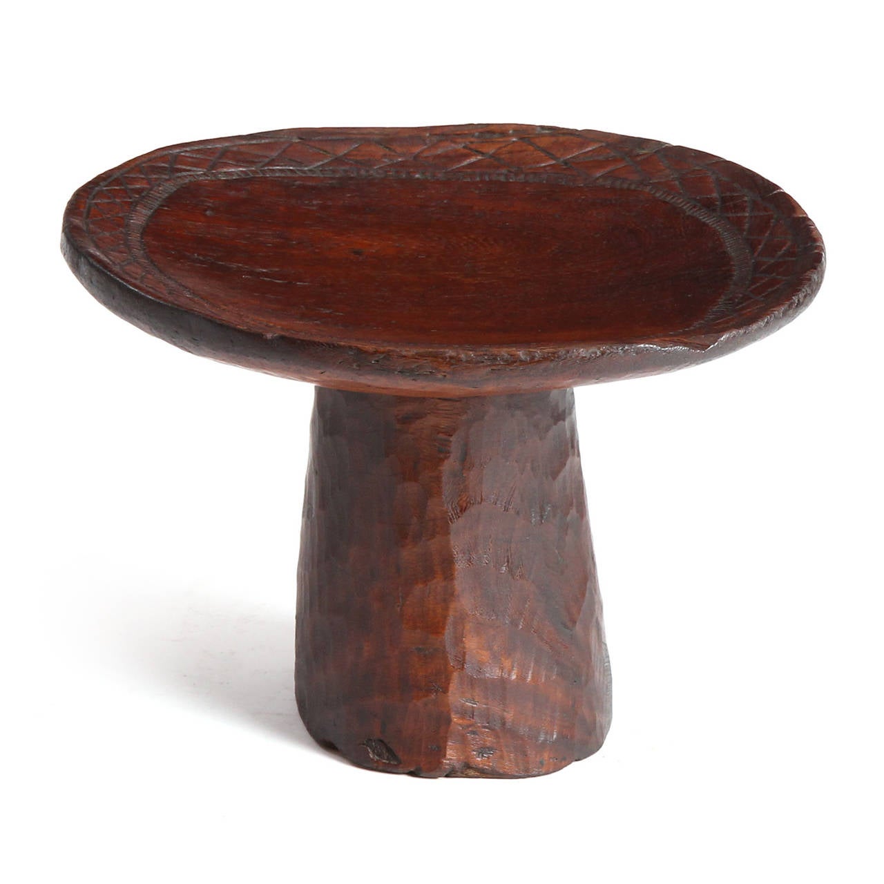 Senufo Carved Tribal Table from West Africa In Good Condition For Sale In Sagaponack, NY