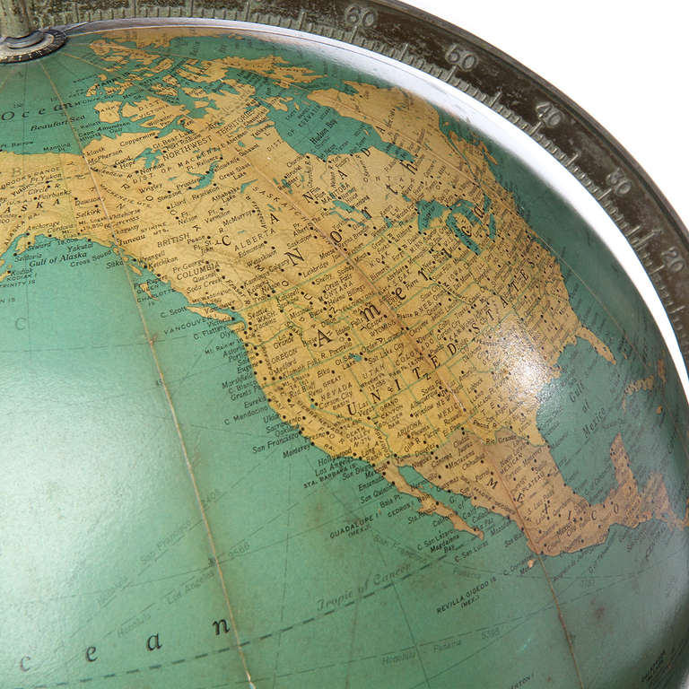 American Glass Globe by Edward Wormley for Rand McNally