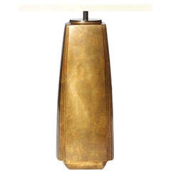 Gilt Table Lamp by Damon Giffard