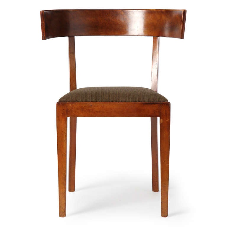 Modernist Klismos Chair In Good Condition In Sagaponack, NY