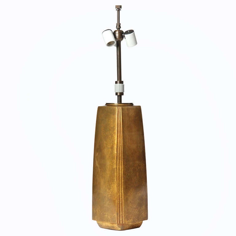 American Gilt Table Lamp by Damon Giffard