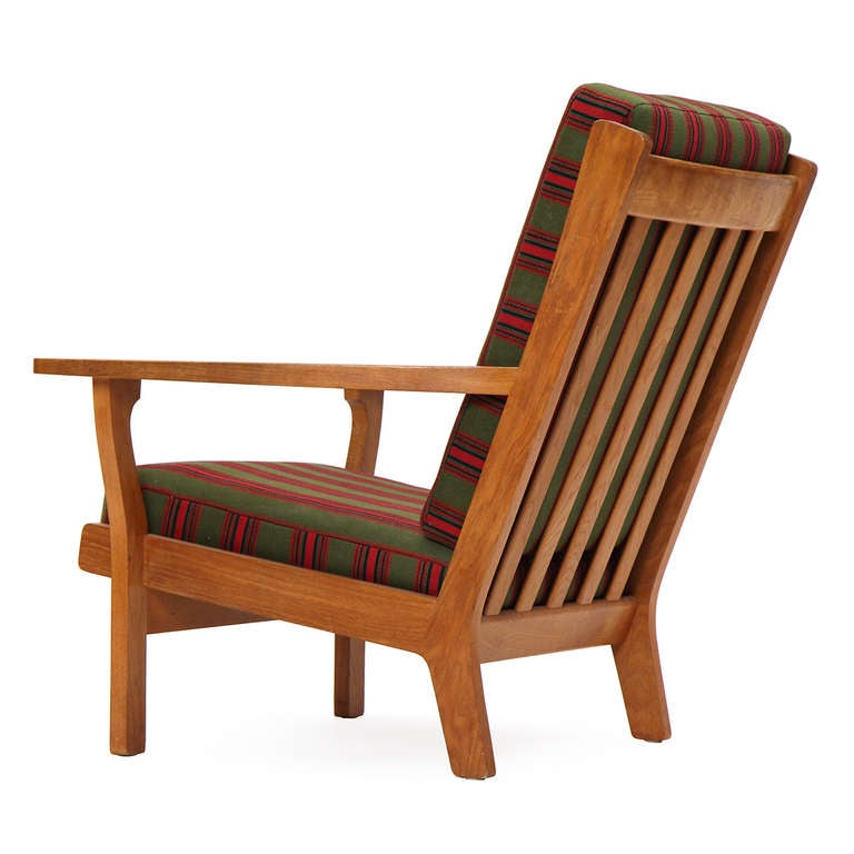 Wide-Arm Easy Chair by Hans Wegner In Good Condition In Sagaponack, NY