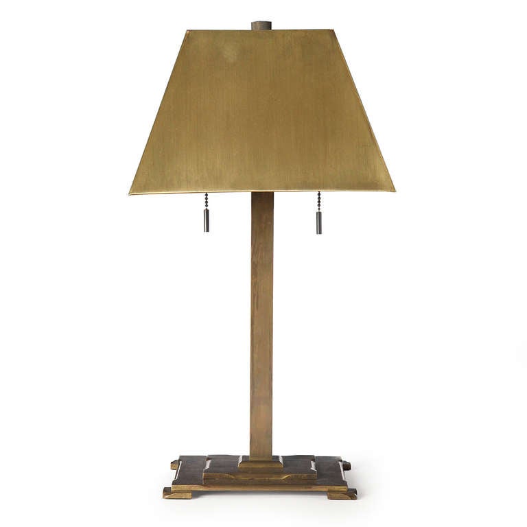Bronze Arts and Crafts Table Lamps For Sale at 1stDibs