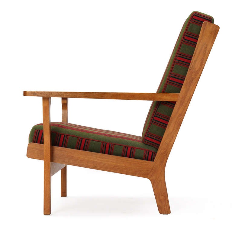 Danish Wide-Arm Easy Chair by Hans Wegner