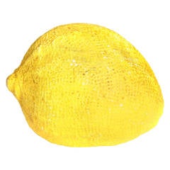 Carved Stone Lemon