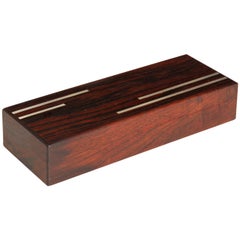 Rosewood and Sterling Box