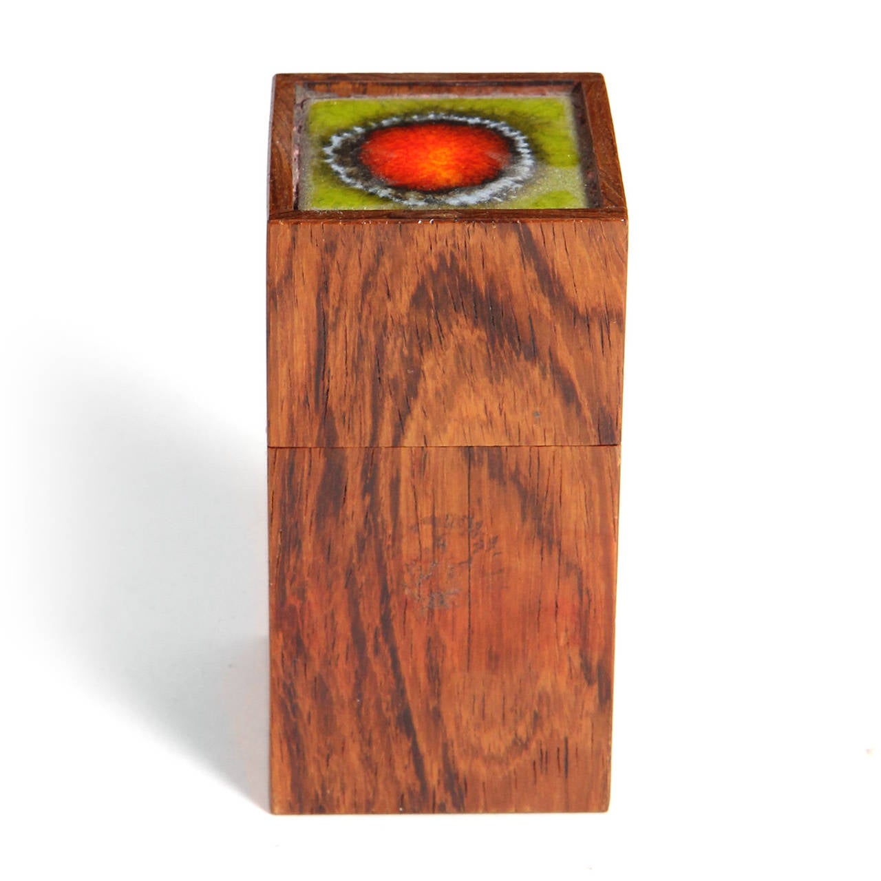 Bodil Eje Rosewood Trinket Box mit Intarsien aus Keramikfliesen (Skandinavische Moderne) im Angebot