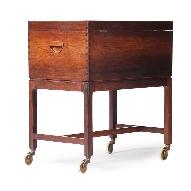 Rosewood Bar Cart 1