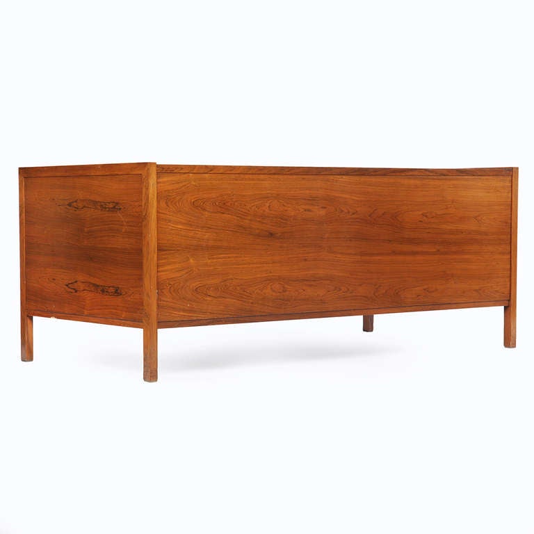 Rosewood Desk by Edward Wormley In Good Condition In Sagaponack, NY