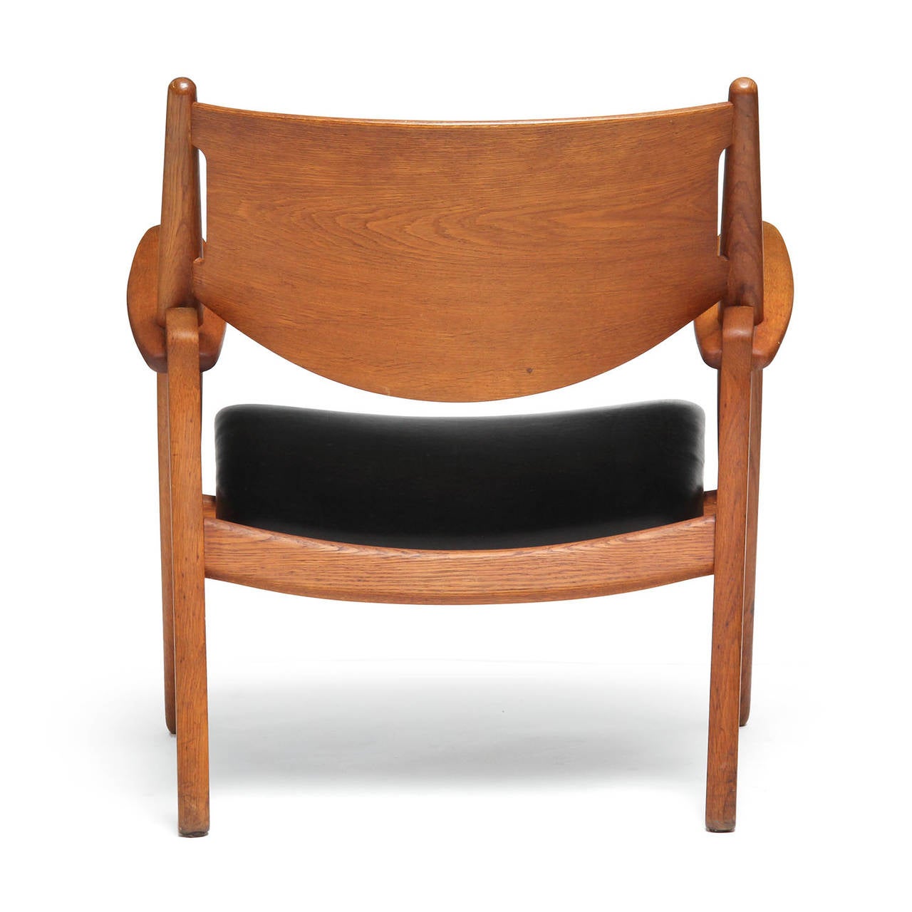 Laminated Sawbuck Lounge Chair by Hans J. Wegner