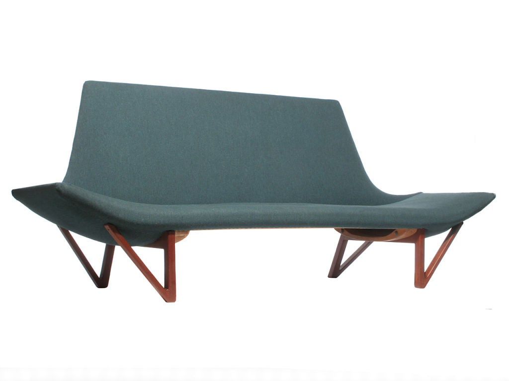 Danish settee by Edvard and Tove Kindt-Larsen
