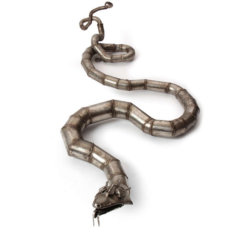 snake sculptures