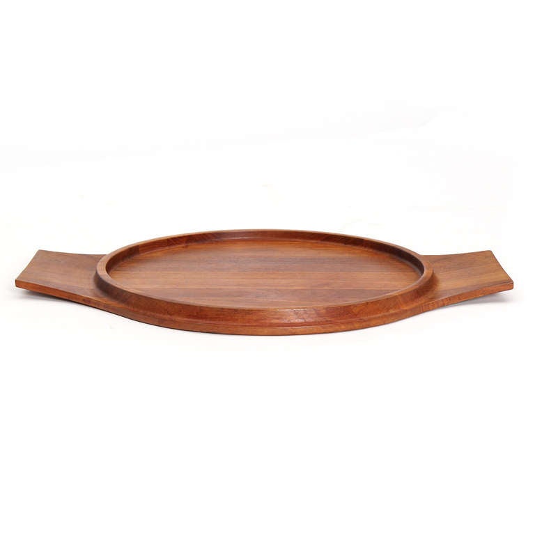Teak Platter by Jens Quistgaard In Good Condition In Sagaponack, NY
