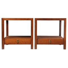 Pair of Parsons End Tables by Baker