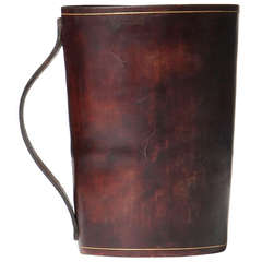 Handled Leather Mug