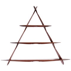 Triangular Three Tiered Shelf