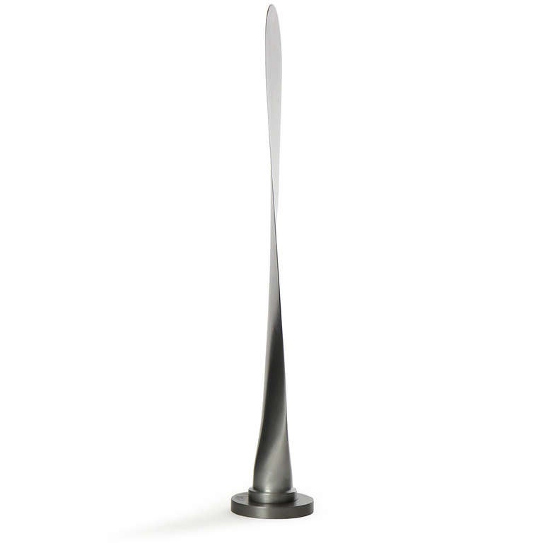 Américain Sculpture de Propeller d'avion en aluminium brossé des années 1970 en vente