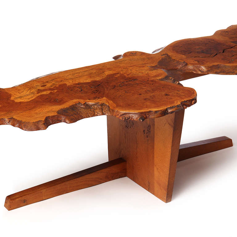 Oak Early Minguren Coffee Table in the Style of George Nakashima