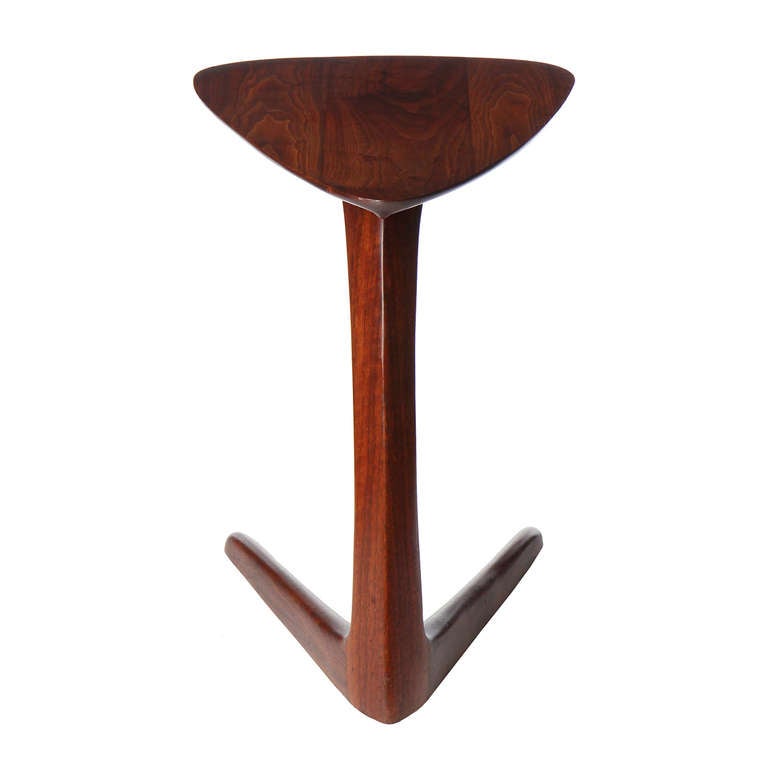Cantilevered Shield End Table in the Style of Kagan 2