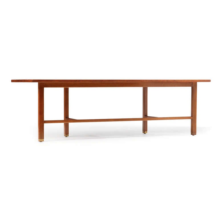 Mid-20th Century Asymmetrical Coffee Table by Edward Wormley for Dunbar, 1950s For Sale