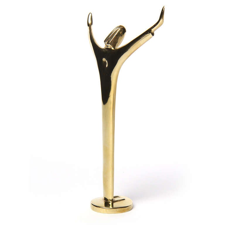 Brass Modernist Bronze by Karl Hagenauer