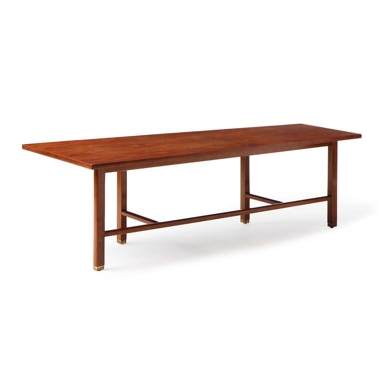 Asymmetrical Coffee Table by Edward Wormley for Dunbar, 1950s For Sale 1