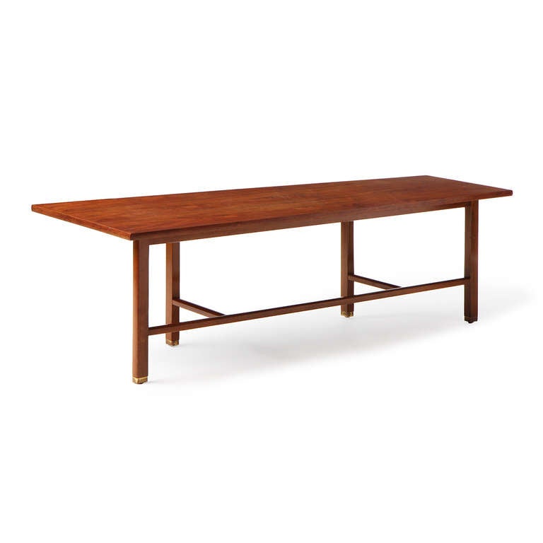 Asymmetrical Coffee Table by Edward Wormley For Sale 1