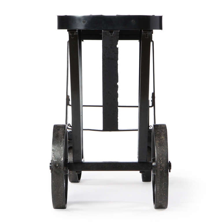 Iron and Oak Industrial Cart 1