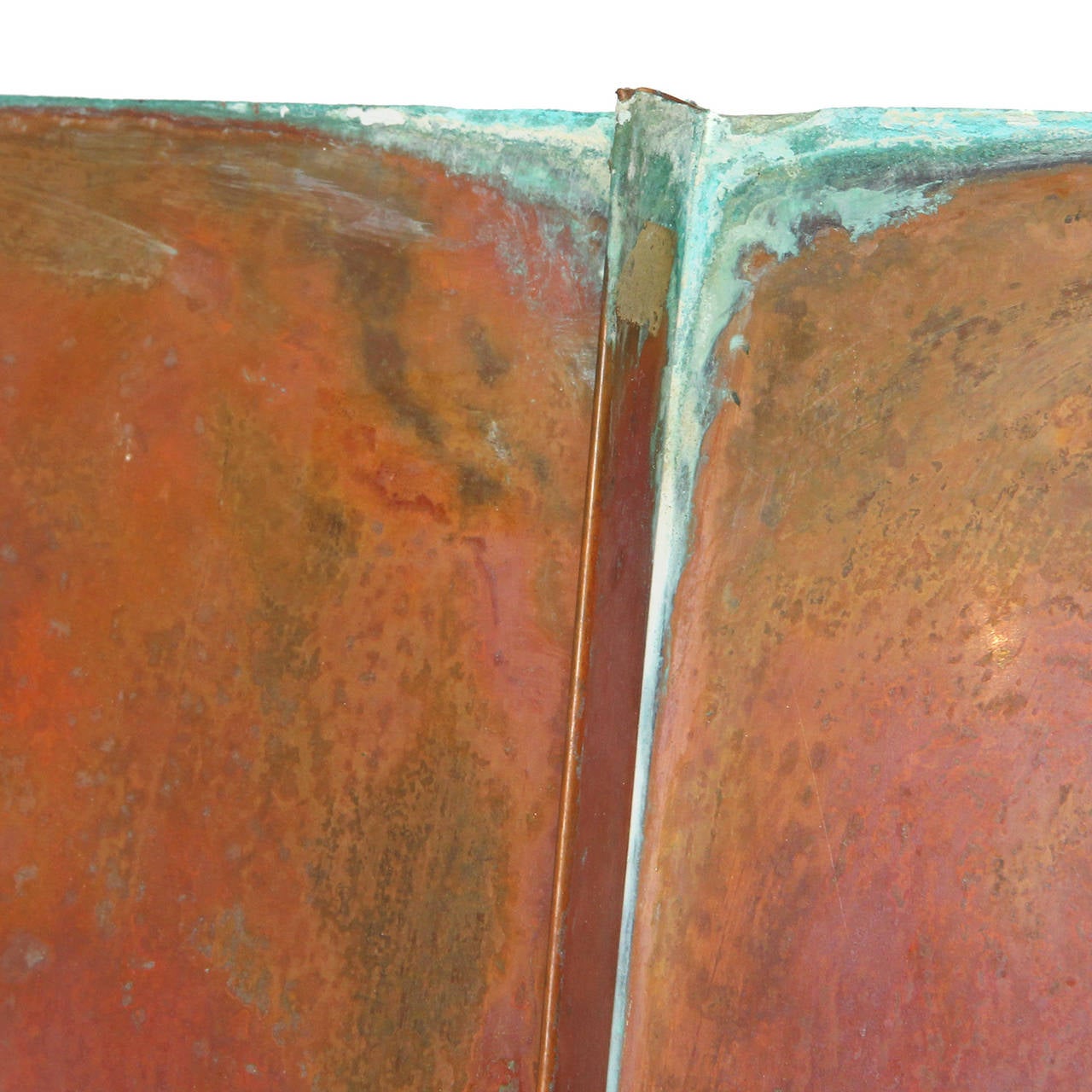 American Patinated Copper Hood For Sale