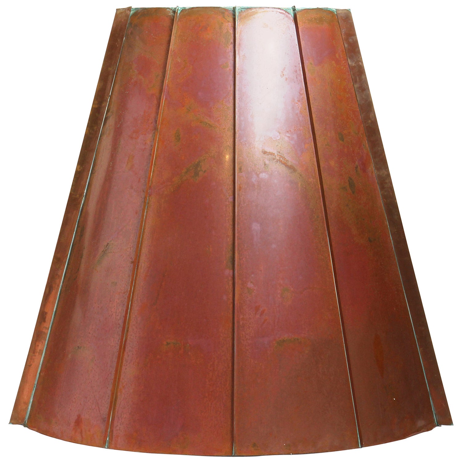 Patinated Copper Hood For Sale