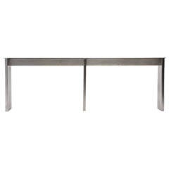Long Minimalist Steel Table from Yankee Stadium 3
