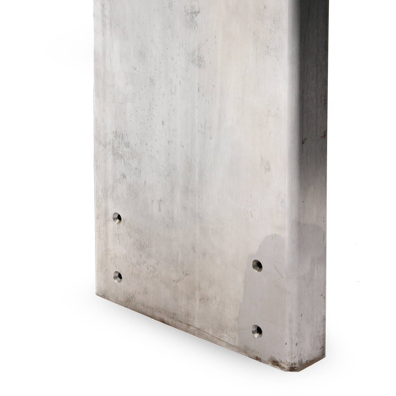 Polished Long Minimalist Steel Table from Yankee Stadium