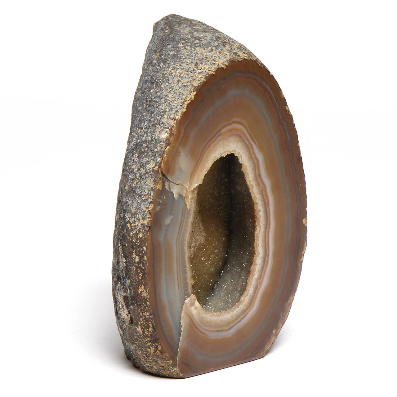 Stone Single Geode Bookend