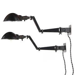 Industrial Articulated Wall Lamps