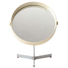 Swedish Swiveling Table Mirror