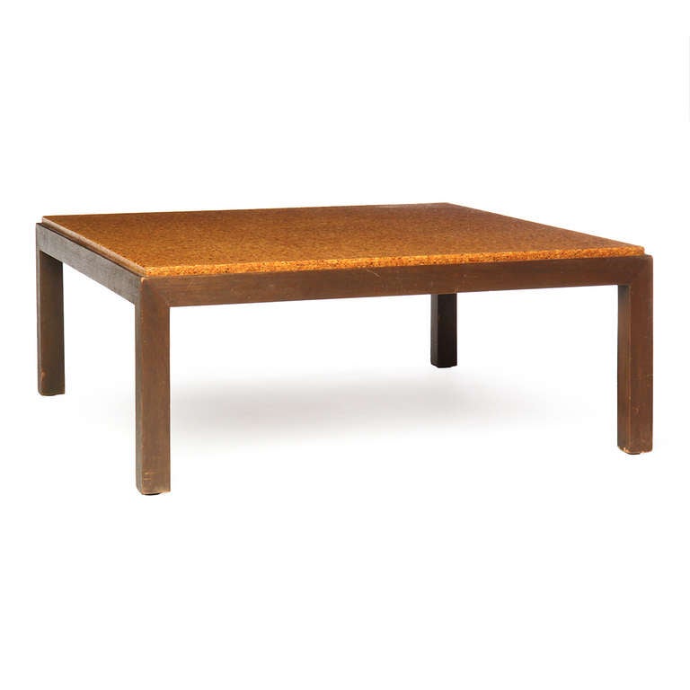 American Cork Low Table by Edward Wormley For Sale