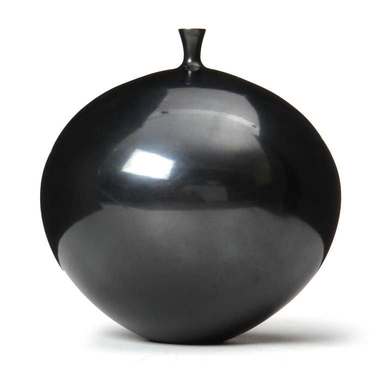 Ultralight Graphite Glazed Ceramic by David Greenbaum