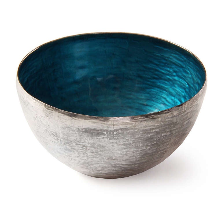 Sterling Bowl by Eva Hidström In Good Condition In Sagaponack, NY