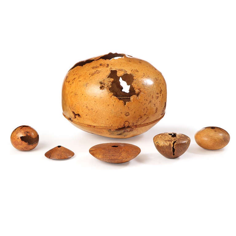 American Craftsman Monumental Hollow Form Sculpture by David Ellsworth
