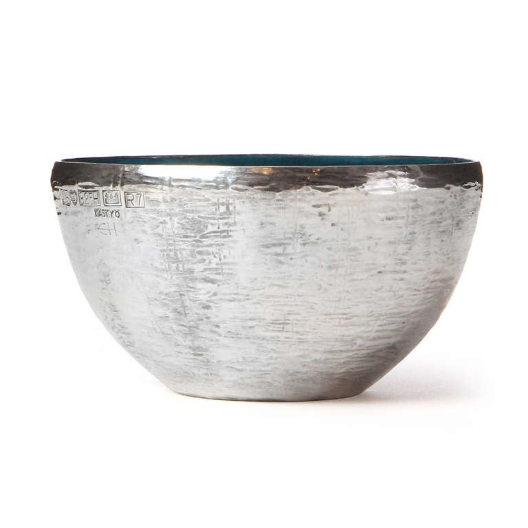 Scandinavian Modern Sterling Bowl by Eva Hidström
