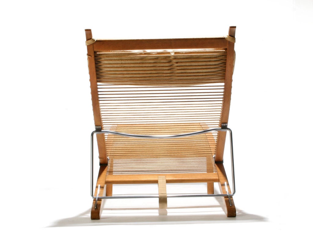 Oak and Flagline Chaise by Hans Wegner 1
